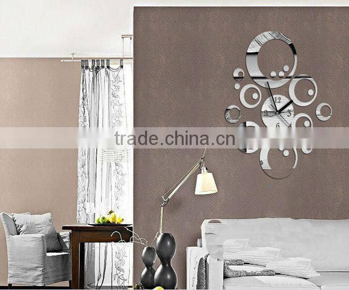 Alforever Mirror Wall Clock for home decoration