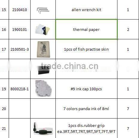 NEW Professional Permanent Tattoo Kit