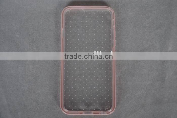 Factory price hight quality products cell phone case soft TPU+hard PC case for iphone 6 4.7 inch