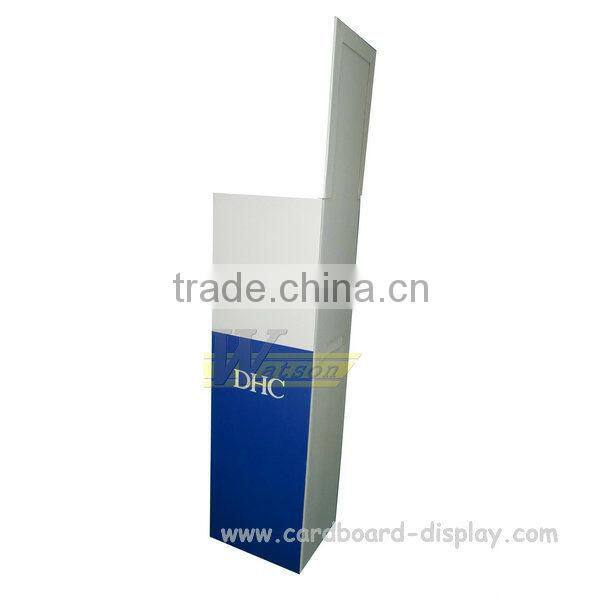 cardboard display floor stand for cosmetic retails
