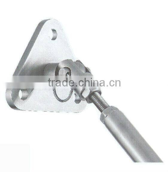 Stainless steel rear cantilever wall bracket/ glass canopy fittings/awning hardware