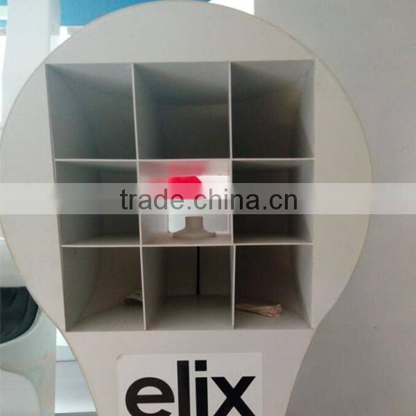 Plastic display for coffee promotion in supermarket cup-shaped