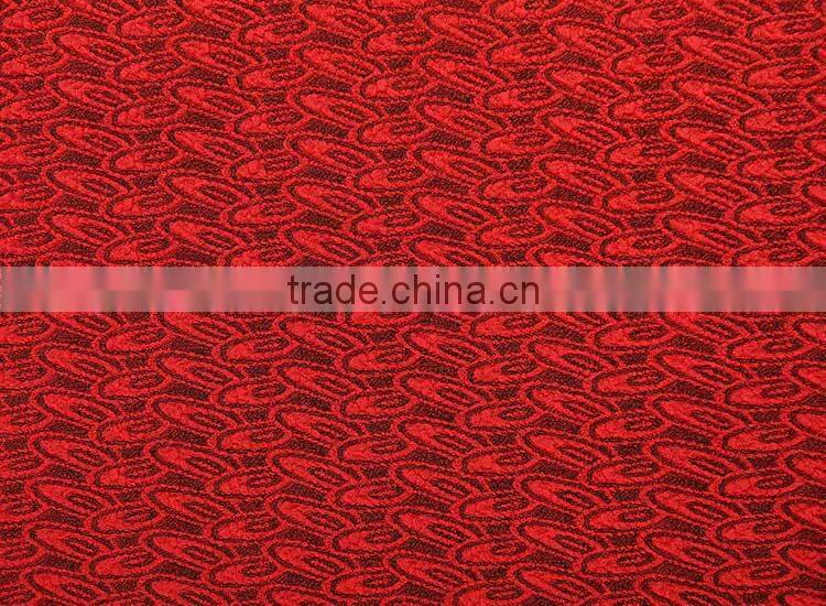 China supplier Top selling Dress Polyester jacquard weave fabric