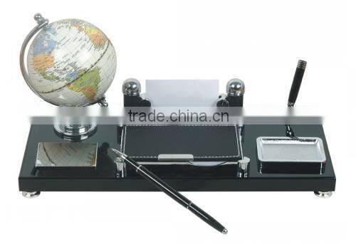 Wooden desk sets&Pen holder,clock,calendar:BF09026-a2