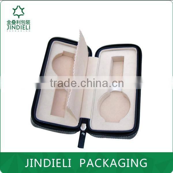 black hot sale fashion leather gift box package