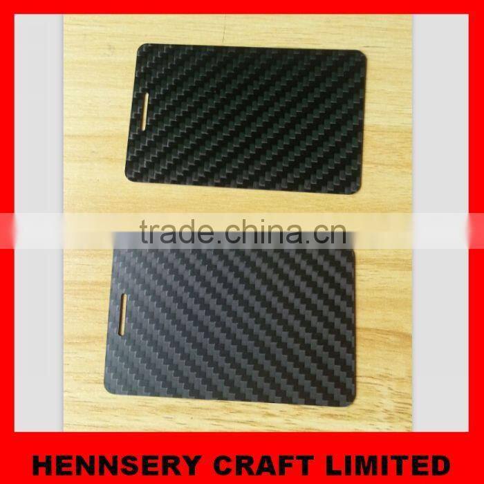 Hight quality Customized carbon fiber luggage tag