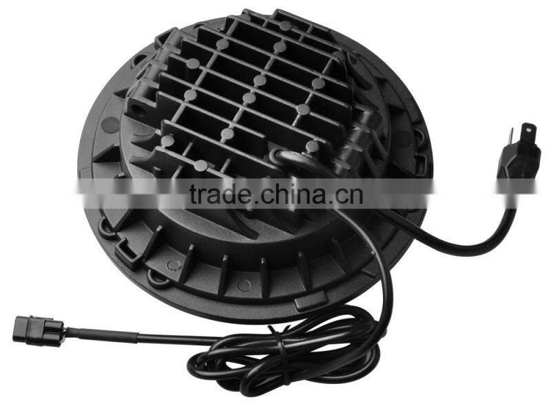 New White Lighting 60w High Low Beam Jeep 7 Inch Led Headlight