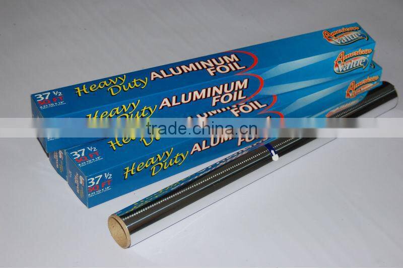 heavy duty kitchen use aluminium foil wrapping roll-non stick