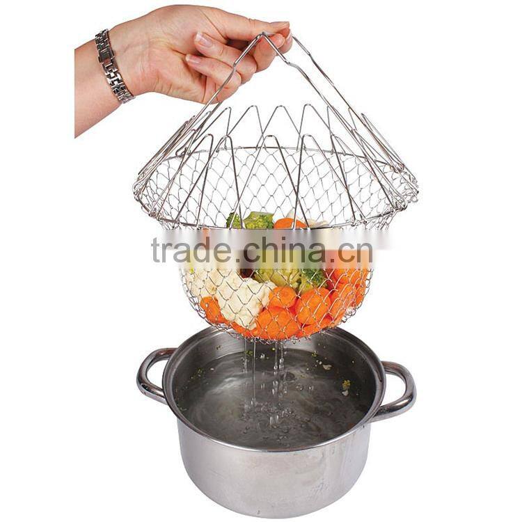 stainless steel 12 in 1 kitchen colander