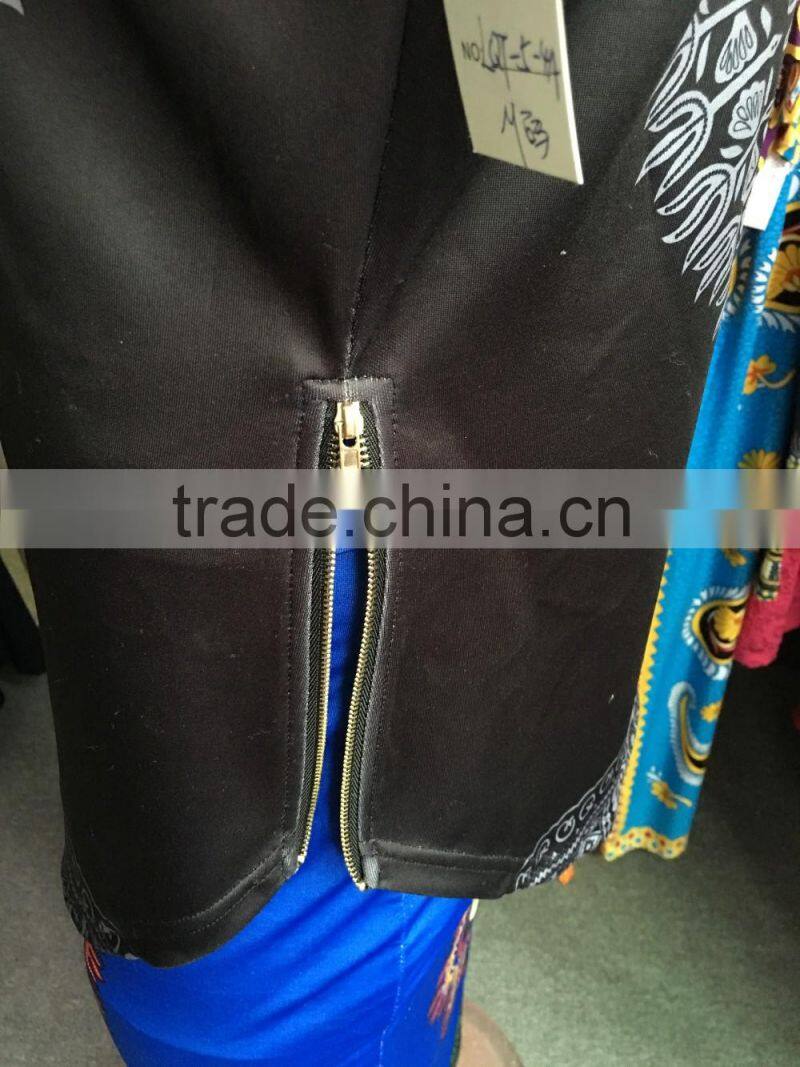 Wholesale dashiki supplier mens tall tee extra long side zip t shirt