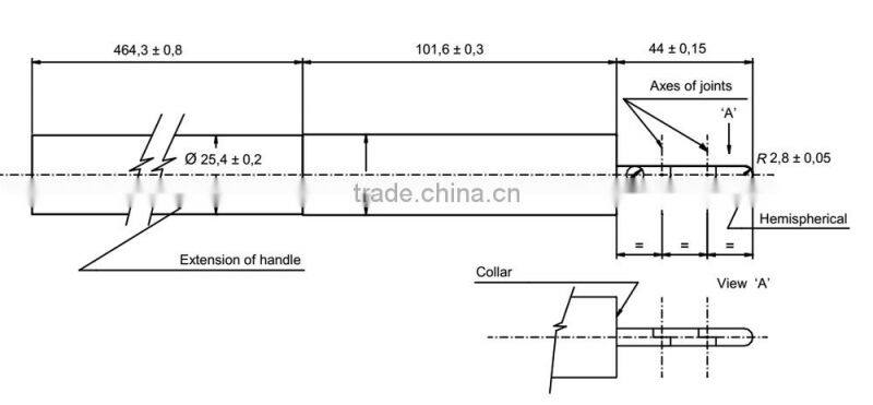 Iec61032 Children Test Finger Probe 19 For Electric Shock Protection