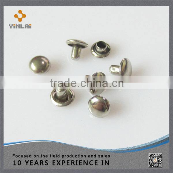 Classic double rivet for shoes and garments