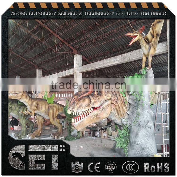 Cetnology artificial dinosaur fossil sculpture