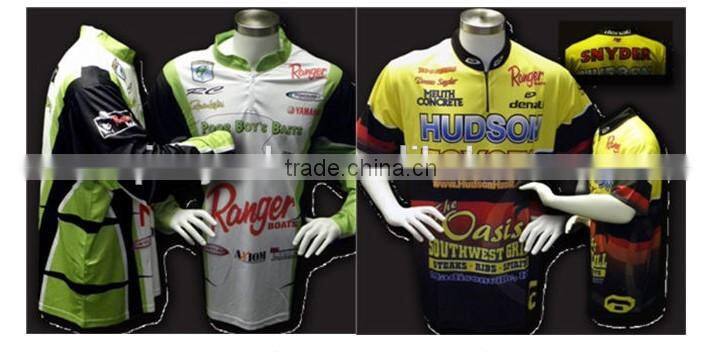 Custom mesh fabric bass fishing apparels