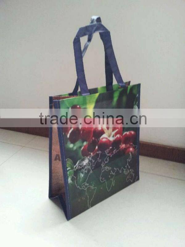 R-PET shopping bag 100% recycle plastic