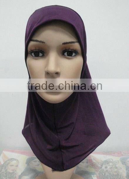 H139 plain small girl hijab