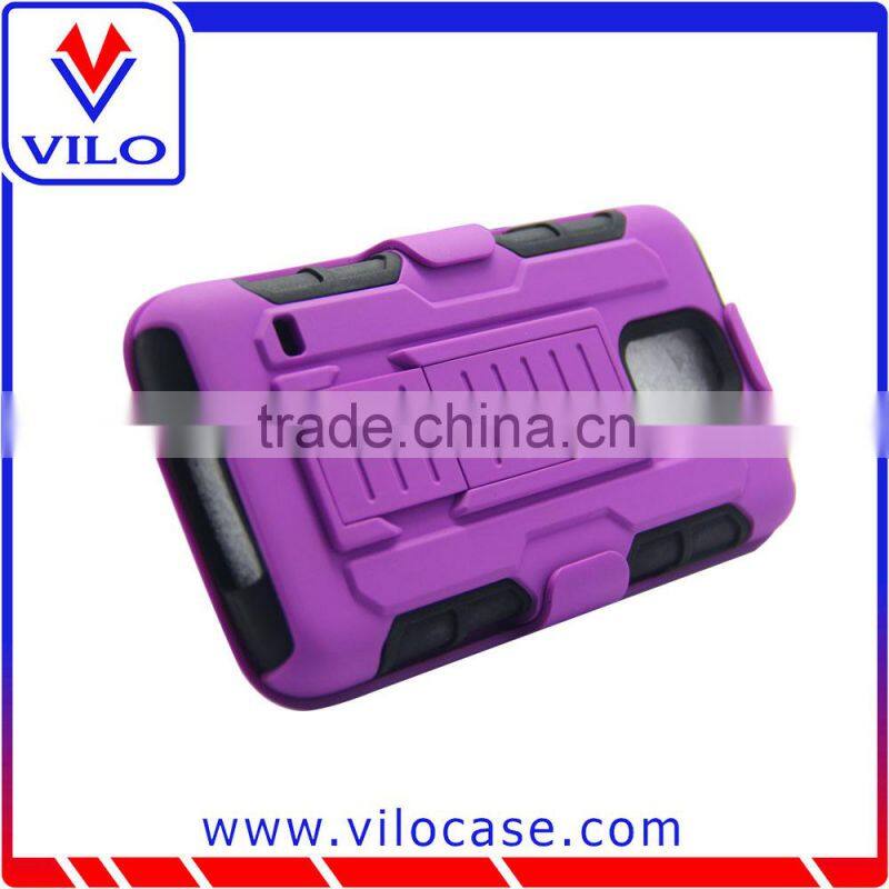 Newest Silicon+tpu/pc 3 in 1 protect case,high quality mobile phone cover for samsung galaxy S6