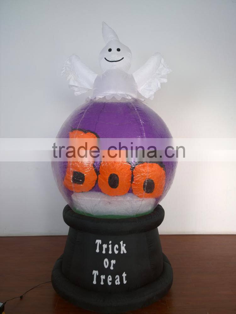 DJ-XT-09 inflatable boo ball halloween decoration ghost lighted