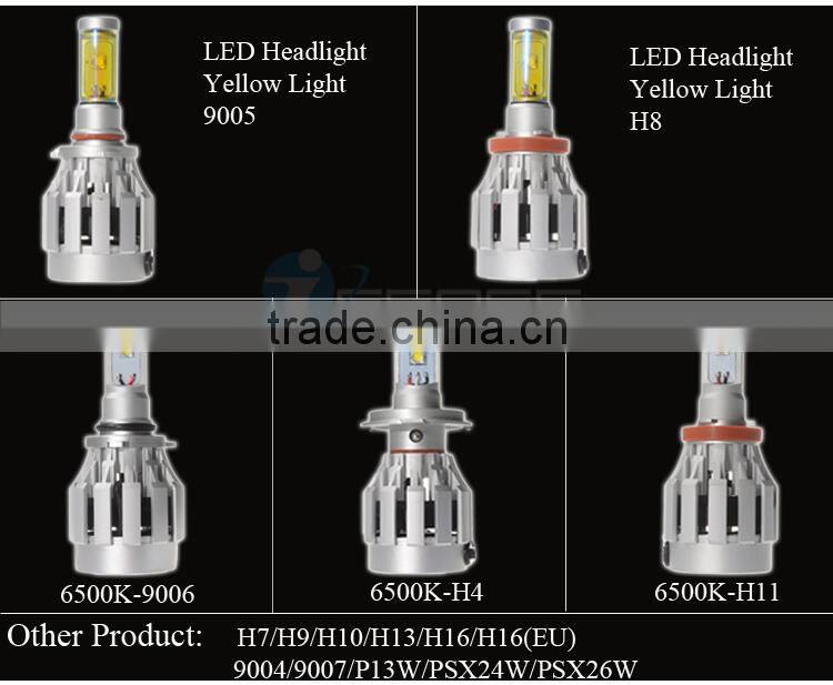 Super Bright 2000lm New Cool White 6500K Car LED Headlight MT G2 LED for Audie