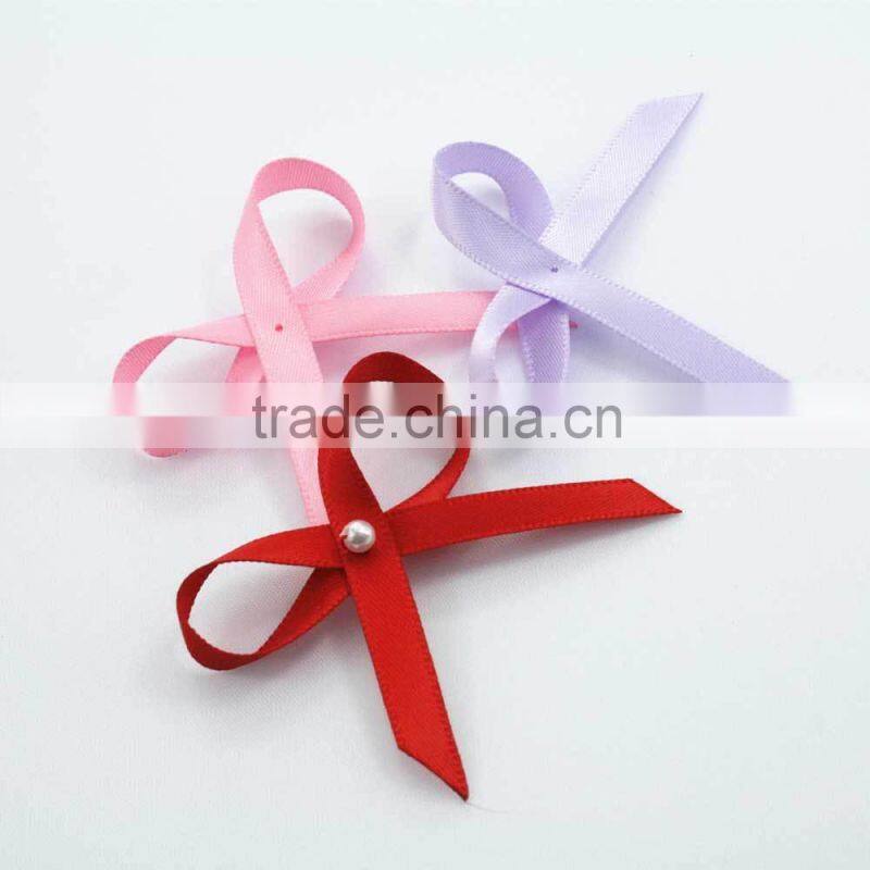 Ribbon bow stickers for invitation card