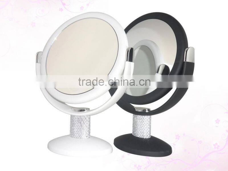 Rosegold makeup mirror vanity desktop double sided 10x magnifying mirror