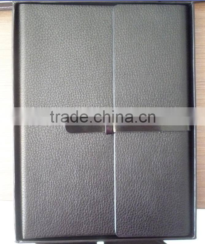 custom leather embossed portfolio