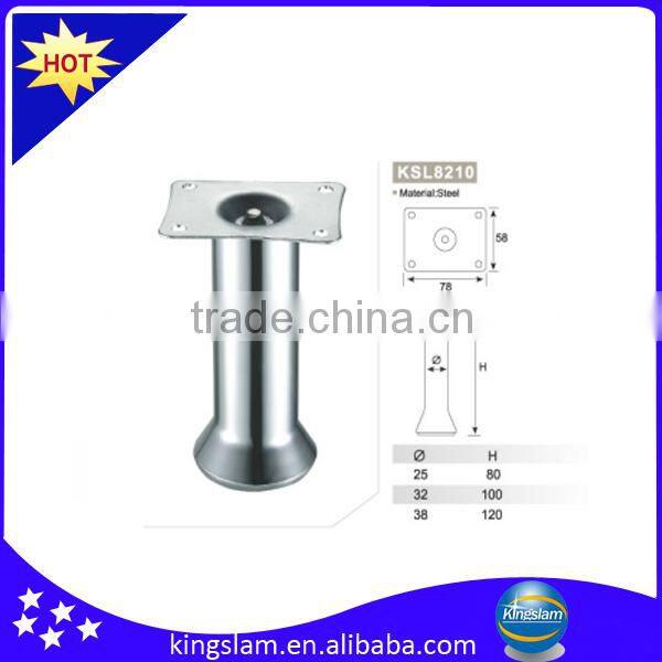 High bearing capacity cylinder stainless steel sofa legs KSL8236