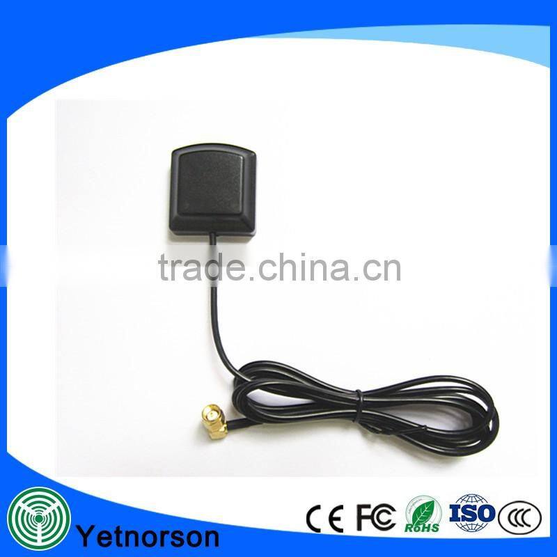 high quality 1575.42MHz outdoor waterproof ceramic patch active car external SMA GPS antennas