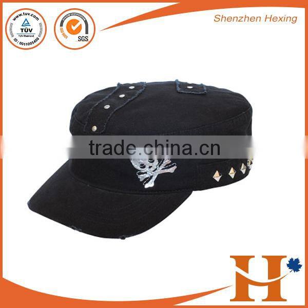 professional customized embroideried logo casual army hat unisex