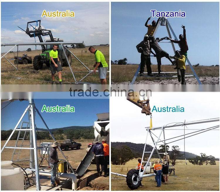 modern agricultural machinery farm irrigation systems Center pivot watering equipment