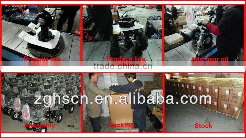 Little White Dragon 170F ploughing state micro tiller