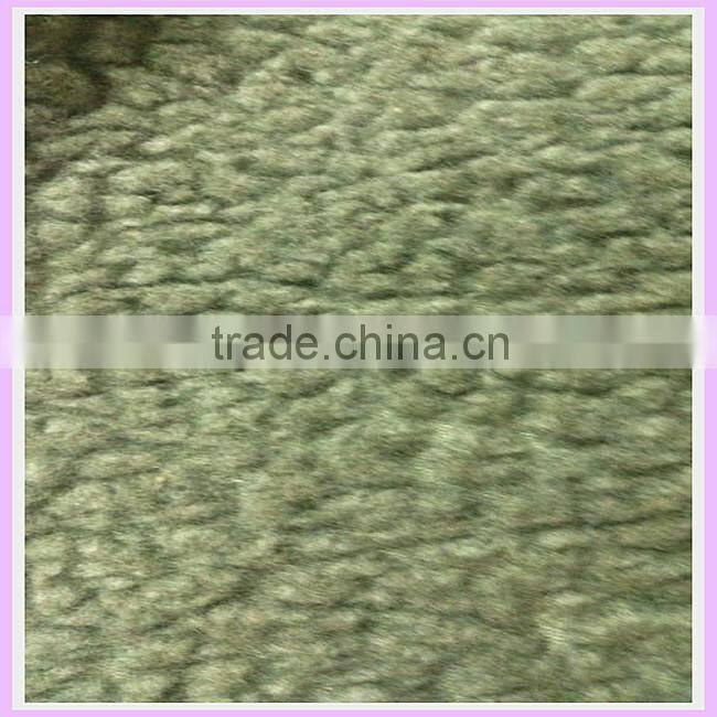 wool fabric 80 wool 20 polyester knitted wool fabric sherpa faux fur raw material for shoe making china supplier