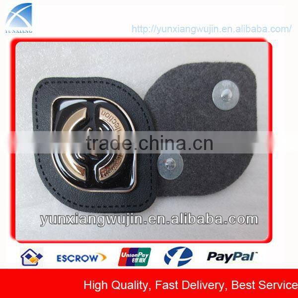 CD8227 New Custom Design Metal Leather Labels for Jeans