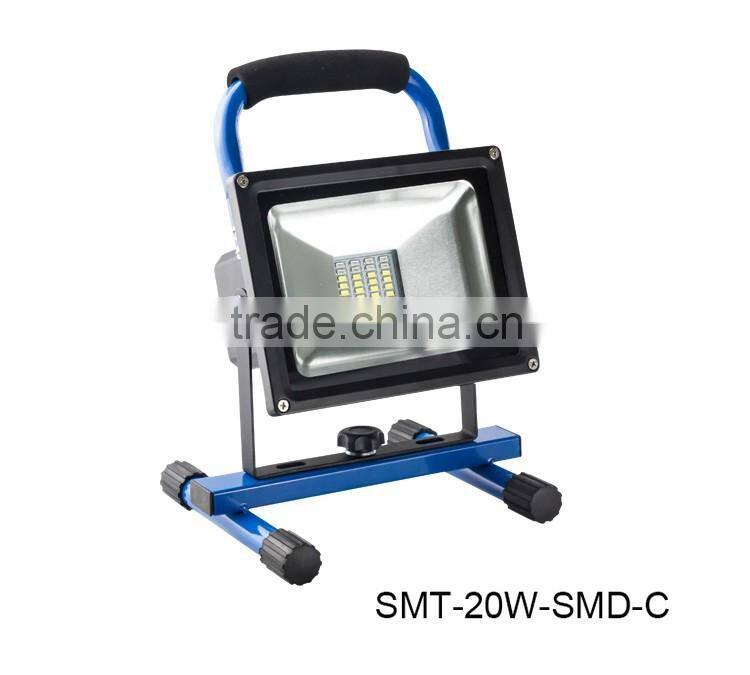 20W LED Outdoor Emergency Portable Rechargeable Flood Light Working Lamp