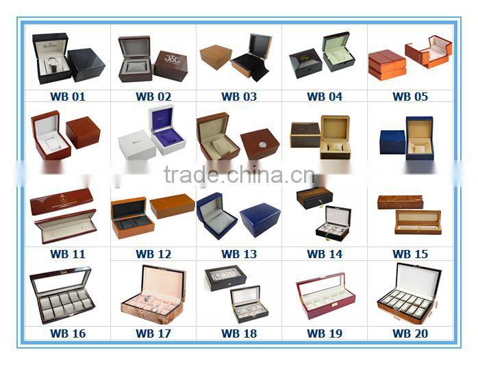 High Quality Customized Made-In-China Luxury Wooden Watch Box For Watches Display