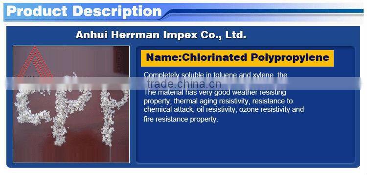 yellowish granulars Chlorinated Polypropylene CPP Resin