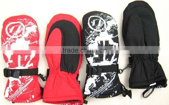 TR-lining 3M thinsulate reinforced black ski glove