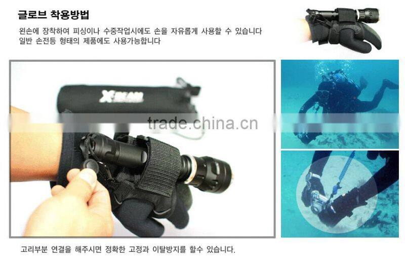 High Quality 3000 Lumen Magnetic Scuba Diving Powerful Led Flashlight