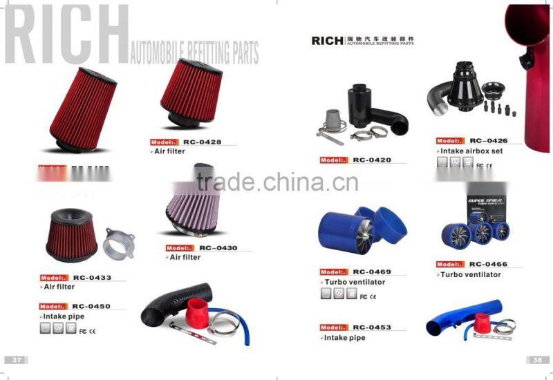 high performance sport air filter for car