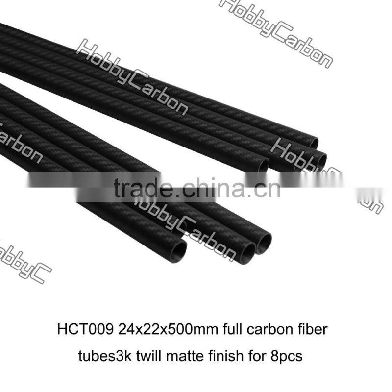 Carbon fiber tubing T043 19*17*500mm pultrusion carbon fiber tube