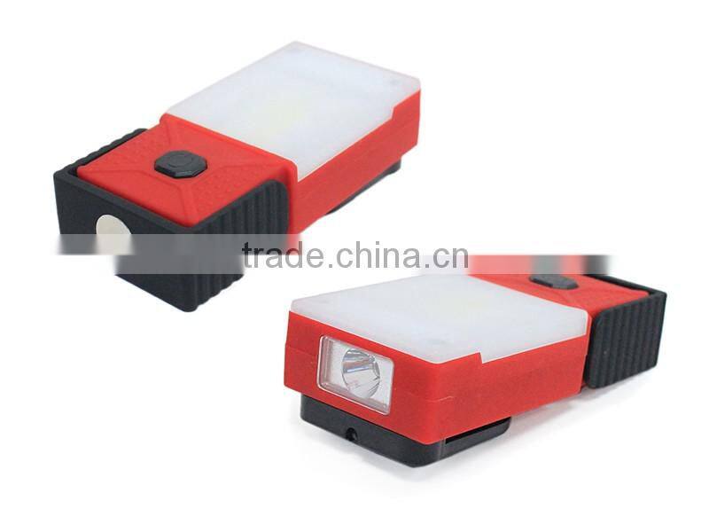 3*AAA Battery Power Supply COB Light/OFF/SMD Light/1 LED Magnetic Work Light