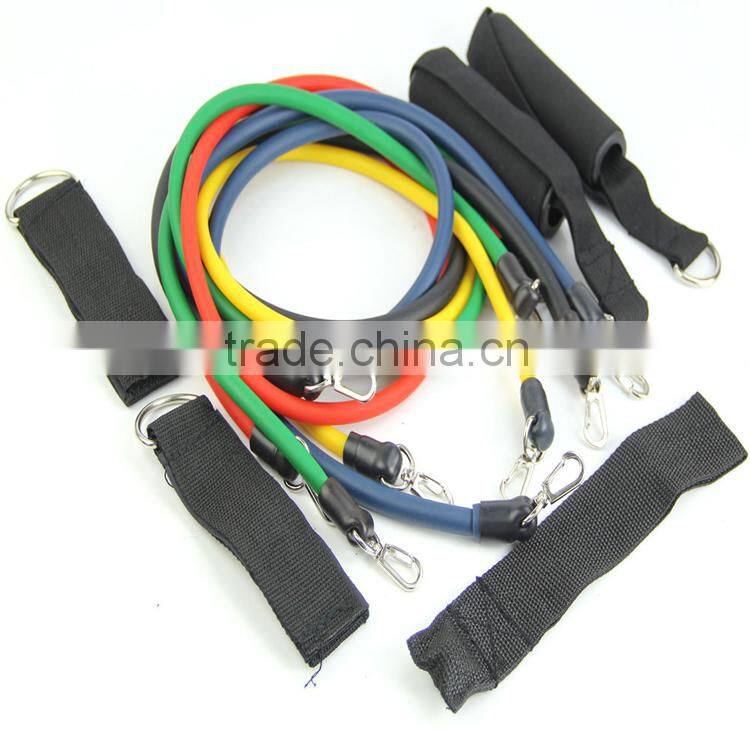 Latex resistance band exercises for women