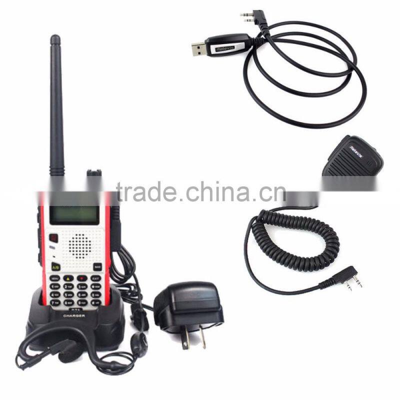 Retevis RT5 Walkie-Talkie ,VHF+UHF 8W 128CH DTMF,2-way Radio,USB cable,speak mic
