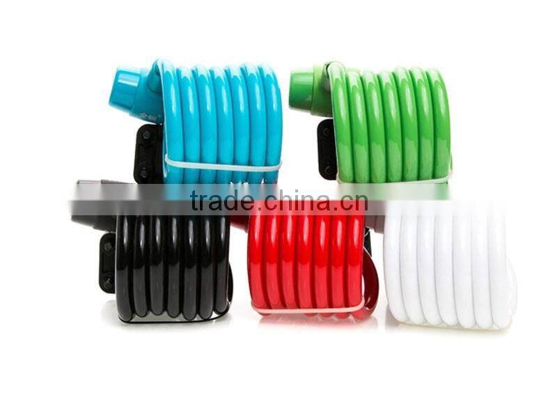 Top Security cable lock color available bicycle lock wholesale price bike lock