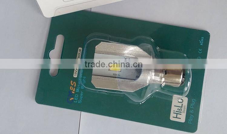 2016 New product 800LM ba15d plug and play light led headlight