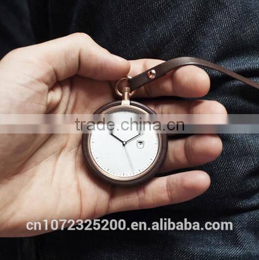 BOSCEN New Vogue Custom Logo Japan Movt Quartz Pocket Bamboo Wooden Wood Wrist Watches