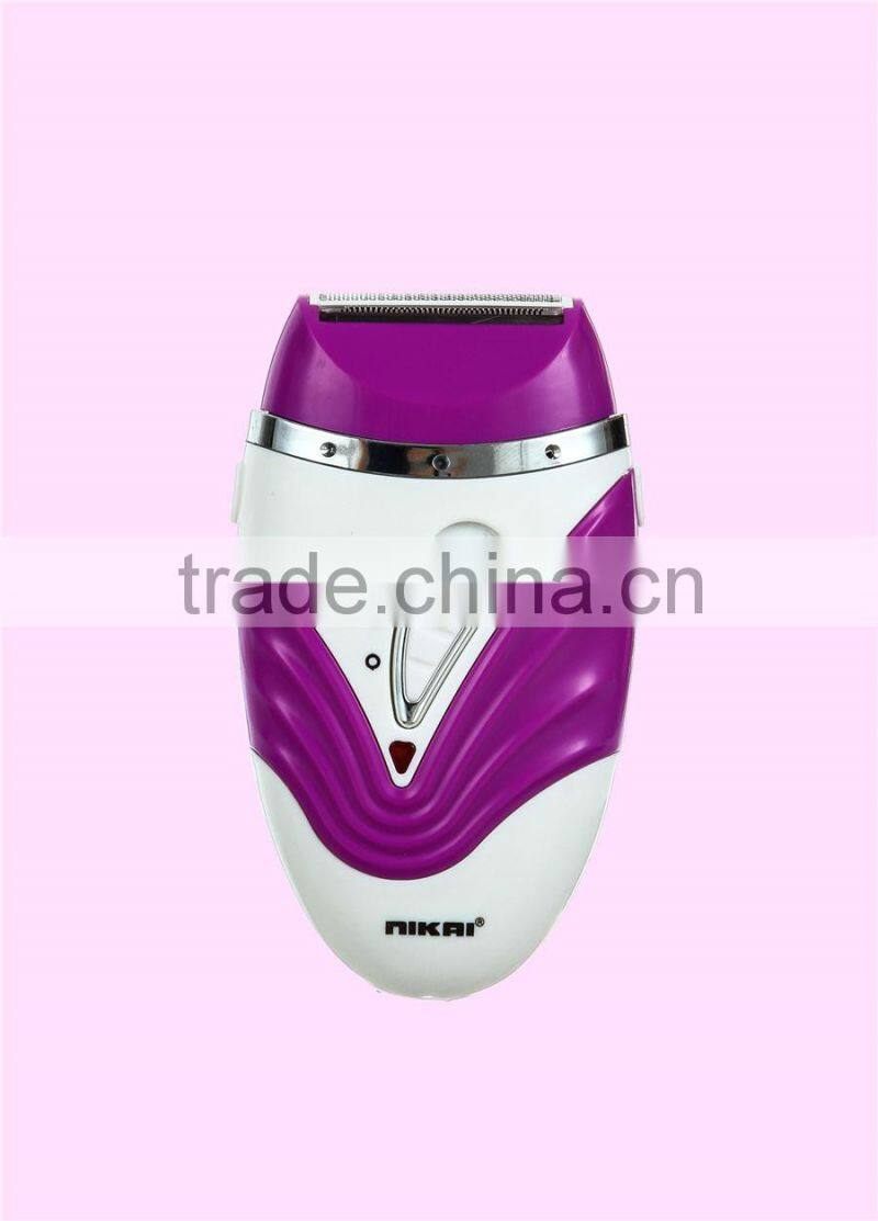 Wholesale rechargeable soft dordless epilator for female
