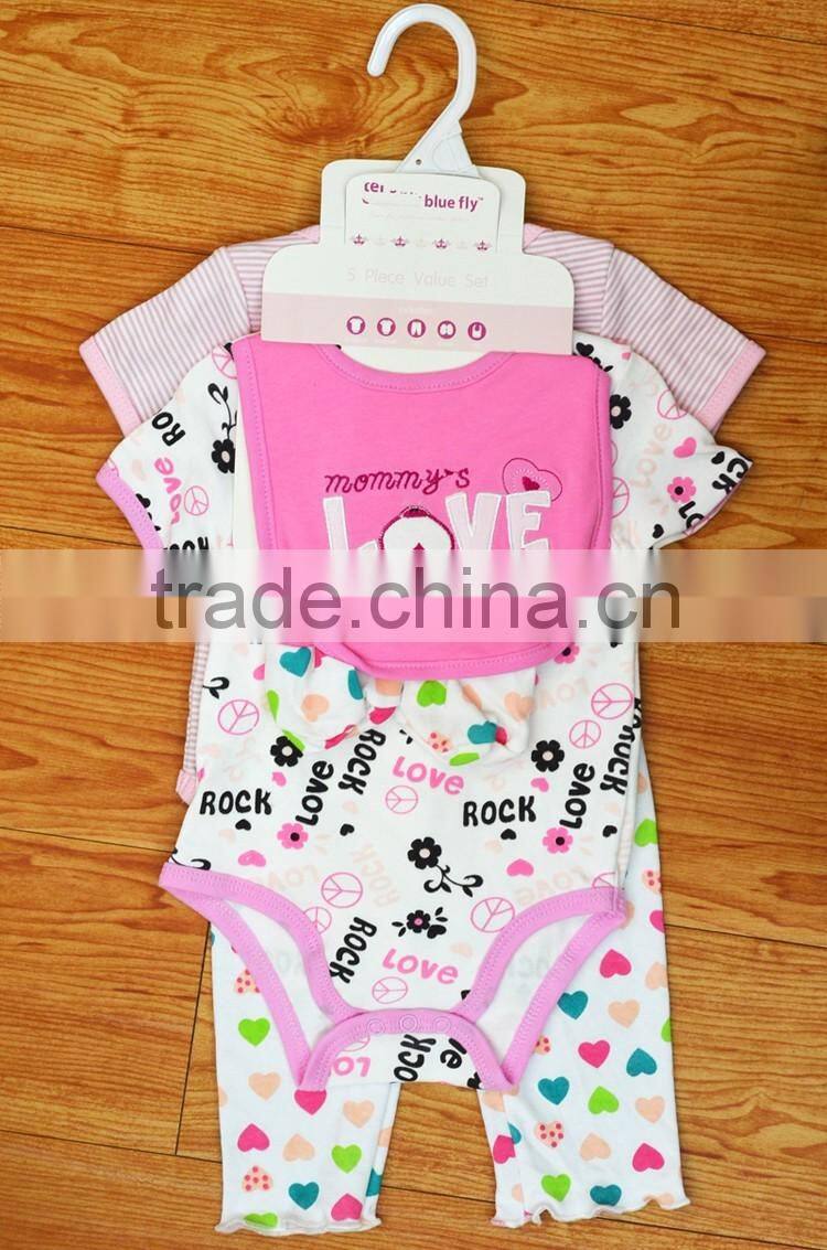Soft 100% Cotton Clothing Baby Girls Cotton Romper