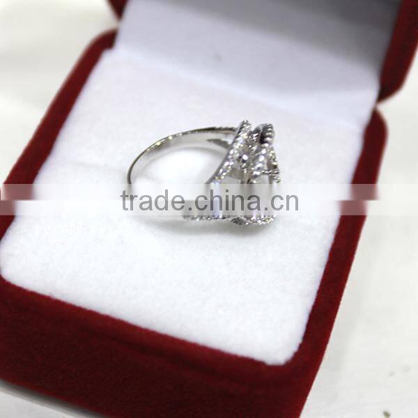 pure round pearl price natural sun pearl ring real 925 silver ring