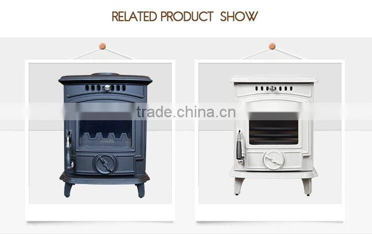 New design smokeless wood burning stove brown surface